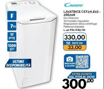 Orizzonte Candy Lavatrice offerta