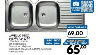 Orizzonte Lavatrice offerta