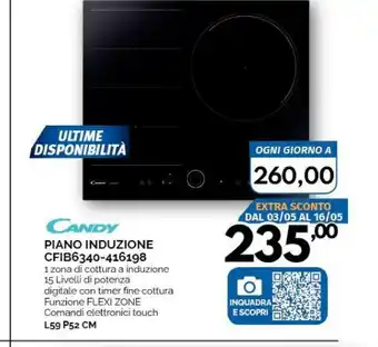 Orizzonte Candy Piano cottura induzione offerta