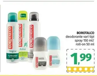 Pam Borotalco Deodorante Vari Tipi offerta