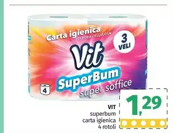 Pam Vit Superbum Carta Igienica offerta