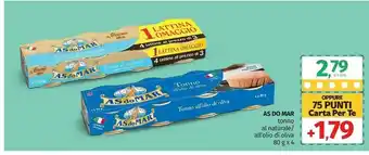 Pam Asdomar Tonno Al Naturale 320 G(ml) offerta