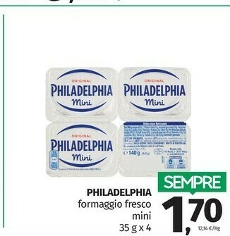 Pam Philadelphia Formaggio Fresco offerta