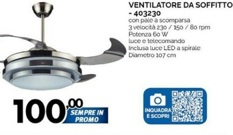 Orizzonte Ventilatore offerta