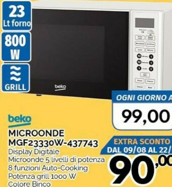 Orizzonte Beko Microonde offerta