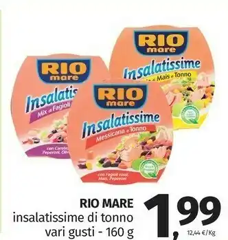 Pam Rio Mare Insalatissime Mais E Tonno offerta