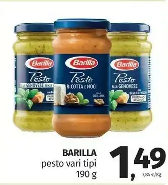 Pam Barilla I Pesti Alla Calabrese 190 G(ml) offerta