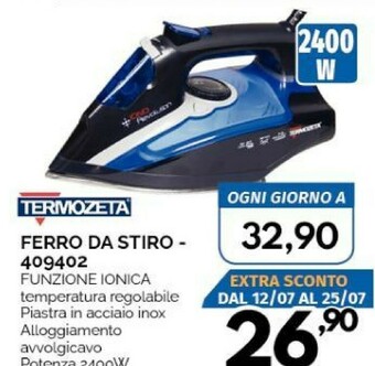 Orizzonte Termozeta Ferro da stiro offerta