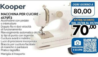 Orizzonte Macchine da cucire offerta