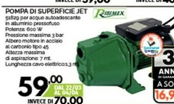 Orizzonte Pompe sommerse offerta