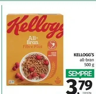 Pam Kelloggs Kellogg's - All Bran Fibre Plus offerta