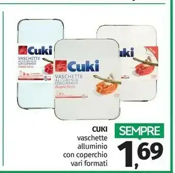 Pam Cuki Vaschette Alluminio Con Coperchio offerta