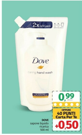 Pam Dove Sapone Liquido Ricarica offerta