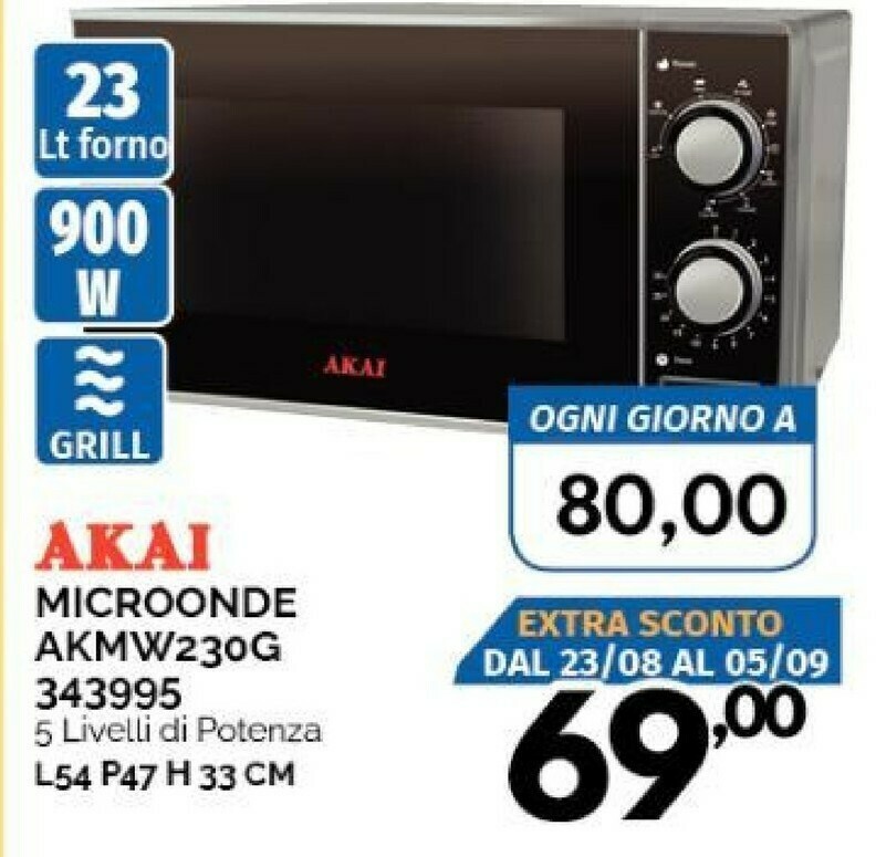 Akai Microonde offerta di Orizzonte