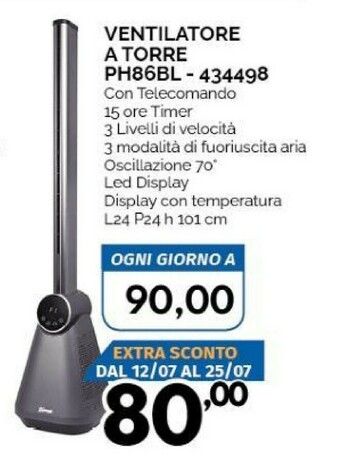 Orizzonte Ventilatore offerta