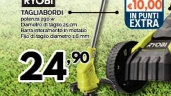 Orizzonte Ryobi Tagliabordi offerta