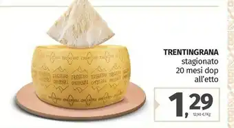 Pam Trentingrana Formaggio Stagionato 20 Mesi DOP offerta
