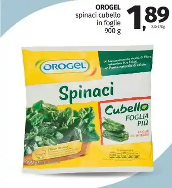 Pam Orogel Spinaci Cubello Foglia Più I Vegetali offerta