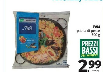 Pam Pam & Panorama - Paella Di Pesce 600 G(ml) offerta