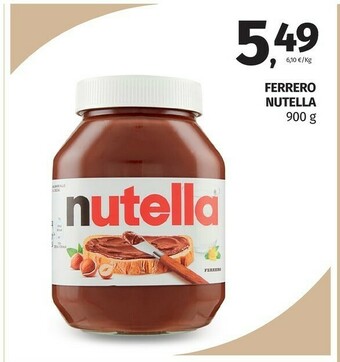 Pam Ferrero Nutella offerta