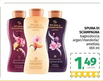 Pam Spuma Di Sciampagna Bagnodoccia offerta