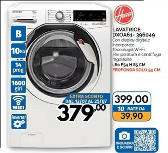 Orizzonte Hoover Lavatrice offerta