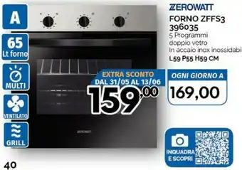 Orizzonte Zerowatt Forno elettrico offerta