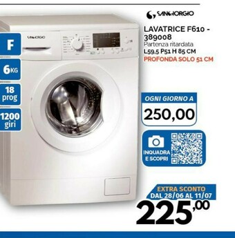 Orizzonte Lavatrice offerta