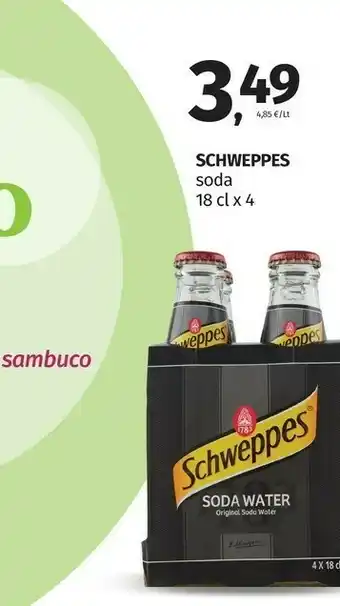Pam Schweppes Soda offerta