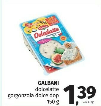 Pam Galbani Dolcelatte Gorgonzola DOP 150 G(ml) offerta