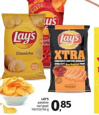 Pam Lay's Patatine Ricetta Campagnola 133 G(ml) offerta