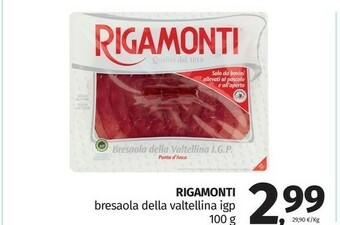 Pam Rigamonti Bresaola Della Valtellina offerta