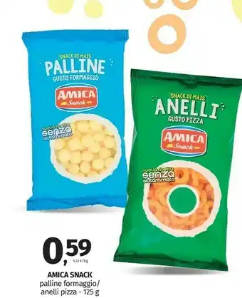 Pam Amica Snack - Palline Gusto Pizza 125 G(ml) offerta
