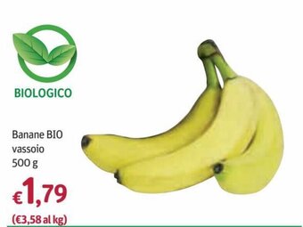 Banane Bio vassoio 500 g