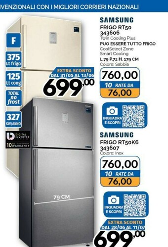 Orizzonte Samsung Frigoriferi offerta