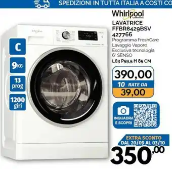 Orizzonte Whirlpool Lavatrice offerta