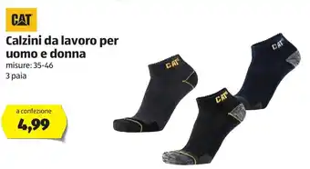 ALDI CAT Calzini da lavoro per uomo e donna offerta