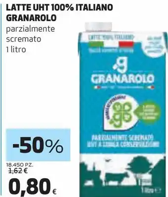 Coop Latte uht 100% italiano granarolo offerta