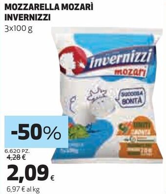 Coop Mozzarella mozarì invernizzi offerta