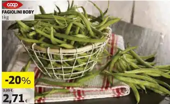 Coop Fagiolini boby offerta