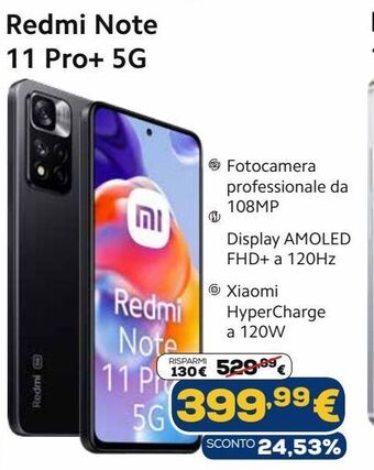 Euronics Redmi note 11 pro+ 5g offerta