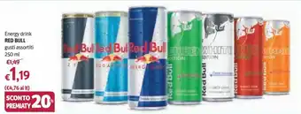 Futura Supermercati Red Bull Energy drink gusti assortiti 250 ml offerta