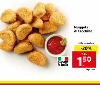 Lidl Nuggets di tacchino offerta