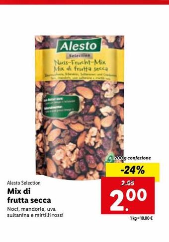 Lidl Mix di frutta secca offerta