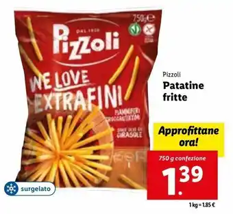 Lidl Patatine fritte offerta