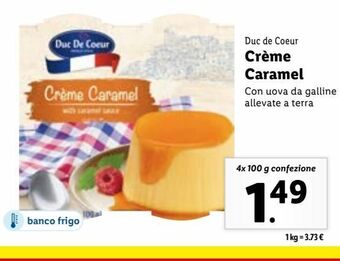 Lidl Creme caramel offerta
