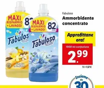 Lidl Ammorbidente concentrato offerta