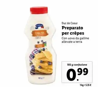 Lidl Preparato per crepes offerta