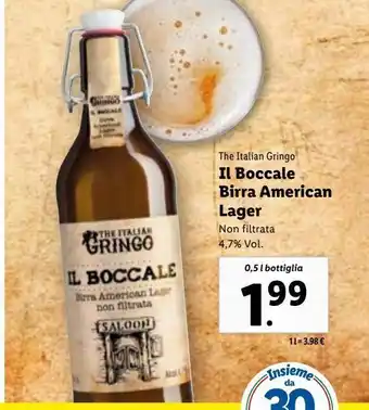 Lidl Il boccole birra american lager offerta