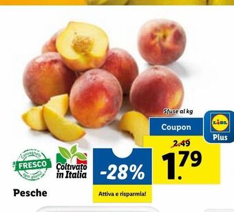 Lidl Pesche offerta